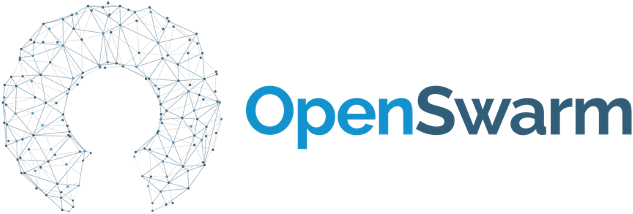 OpenSwarm logo: a circle of connected dots and the word OpenSwarm.