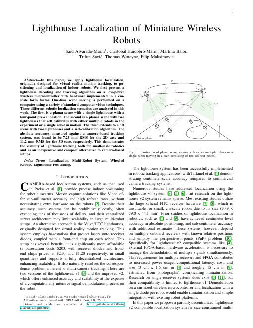 First page of the Lighthouse localization paper.