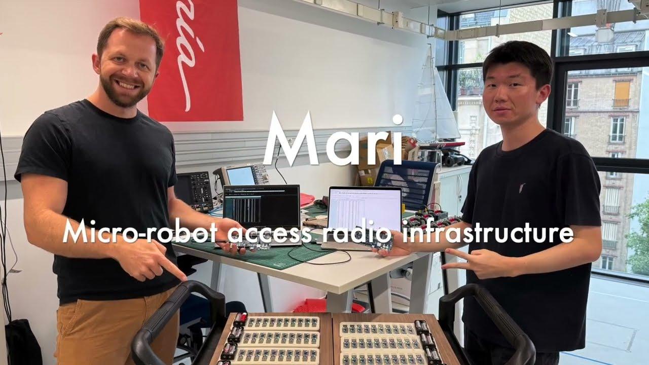 Mari mobility tests video: robots moving between gateways. Opens on YouTube.